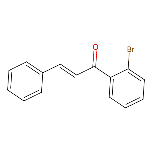 (2E)-1-(2-Bromophenyl)-3-phenyl-2-propen-1-one structure