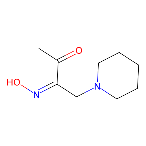 (Z)-3-(hydroxyimino)-4-(piperidin-1-yl)butan-2-one structure