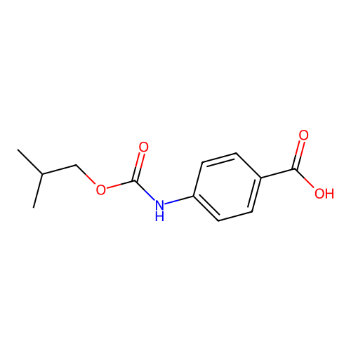4-Isobutoxycarbonylamino-benzoic acid structure