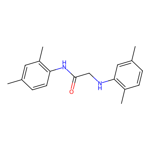 N-(2,4-Dimethylphenyl)-2-[(2,5-dimethylphenyl)amino]acetamide structure