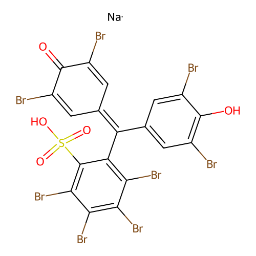 Tetrabromophenol Blue sodium salt structure