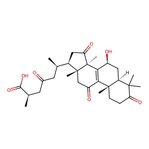 Ganoderic acid C1 structure