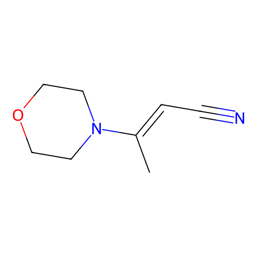 3-Morpholin-4-ylbut-2-enenitrile structure