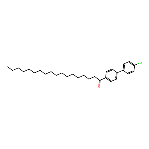 1-(4'-Chloro[1,1'-biphenyl]-4-yl)-1-octadecanone structure