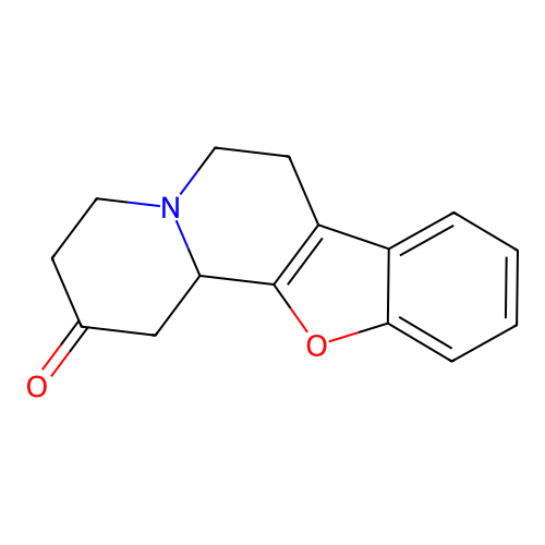 3,4,5,6,7,12b-hexahydro-1H-benzofurano[3,2-h]quinolizin-2-one structure