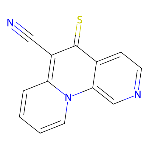 5-thioxo-5H-pyrido[1,2-a][1,7]naphthyridine-6-carbonitrile structure