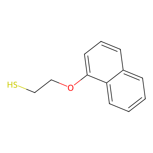 2-(1-Naphthyloxy)ethanethiol structure