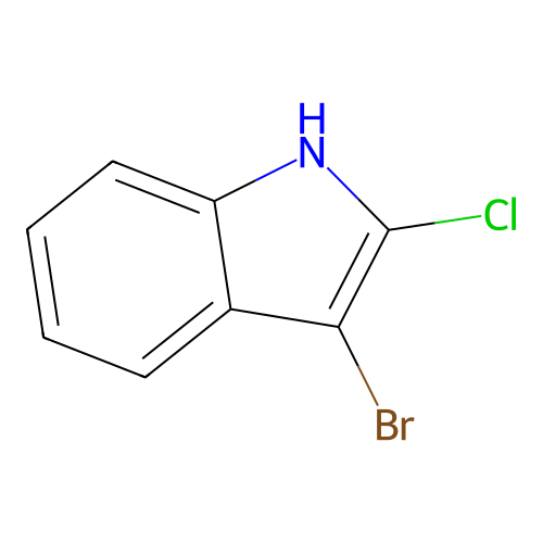 3-bromo-2-chloro-1H-indole structure