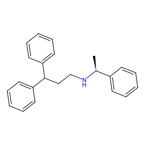Fendiline, (S)- structure