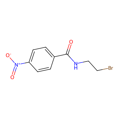 N-(2-Bromoethyl)-p-nitrobenzamide structure