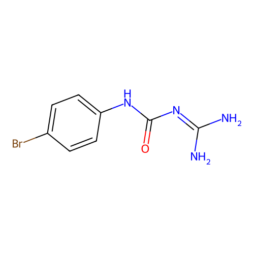 1-(4-Bromophenyl)-3-(diaminomethylidene)urea structure