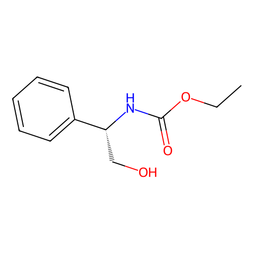 ethyl N-[(1S)-2-hydroxy-1-phenylethyl]carbamate structure
