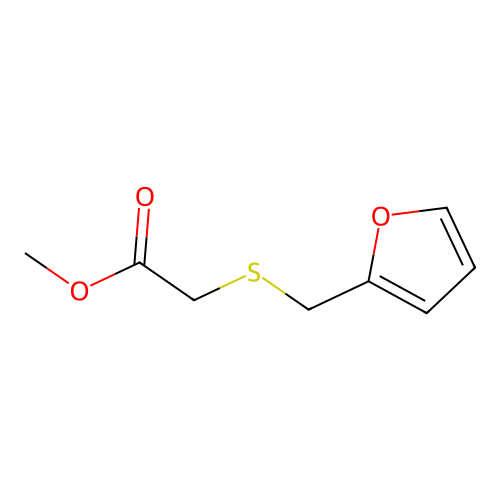 Methyl (2-furfurylthio)acetate structure