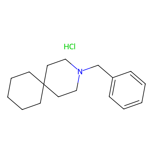 3-Benzyl-3-azaspiro(5.5)undecane hydrochloride structure