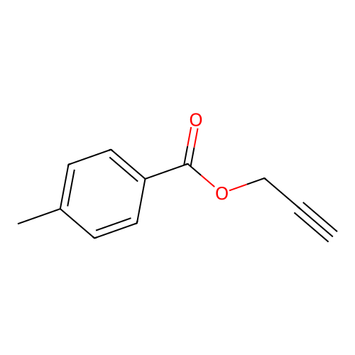 Prop-2-yn-1-yl 4-methylbenzoate structure