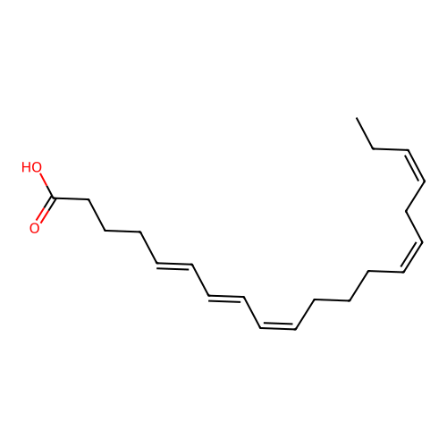 5,7,9,14,17-Eicosapentaenoic acid structure