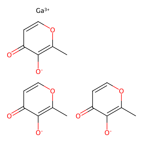 麦芽酚镓 structure