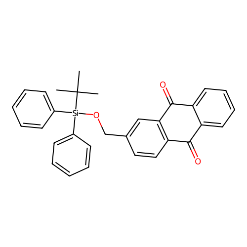 9,10-Anthracenedione, 2-[[[(1,1-dimethylethyl)diphenylsilyl]oxy]methyl]- structure