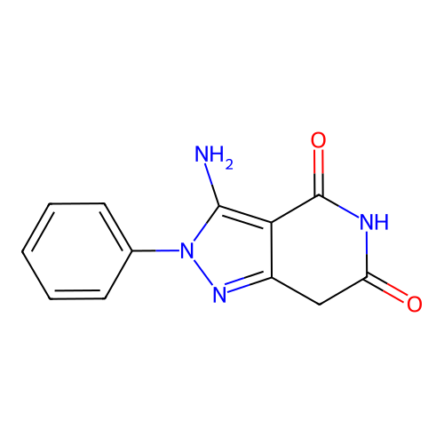Pyrazolo[4,3-c]pyridine-4,6(5H,7H)-dione, 3-amino-2-phenyl- structure