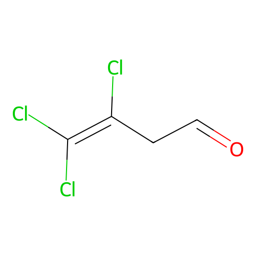 3,4,4-Trichloro-3-butenal structure