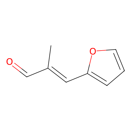 2-Methyl-3(2-furyl)acrolein structure