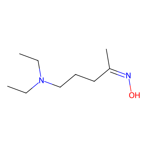 (NZ)-N-[5-(diethylamino)pentan-2-ylidene]hydroxylamine structure