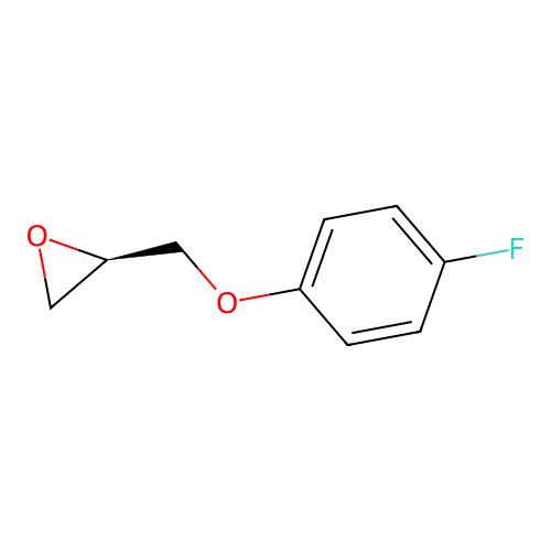 (2R)-2-[(4-fluorophenoxy)methyl]oxirane structure