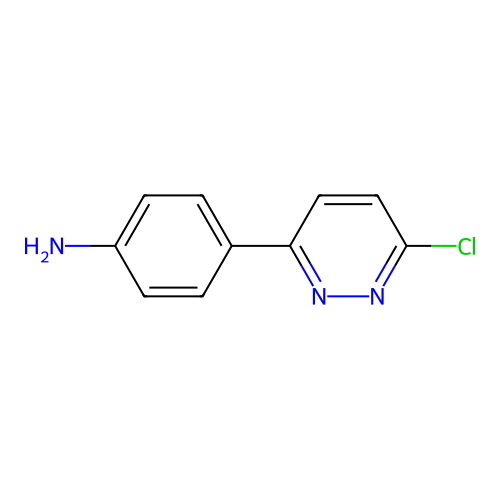 4-(6-Chloropyridazin-3-yl)aniline structure