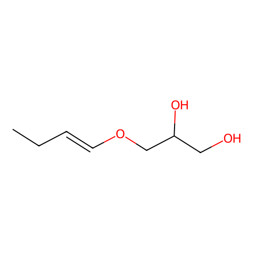 1,2-Propanediol, 3-(3-methyl-1-propenyl)oxy- structure