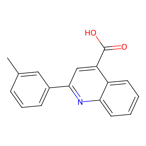 2-(3-Methylphenyl)quinoline-4-carboxylic acid structure