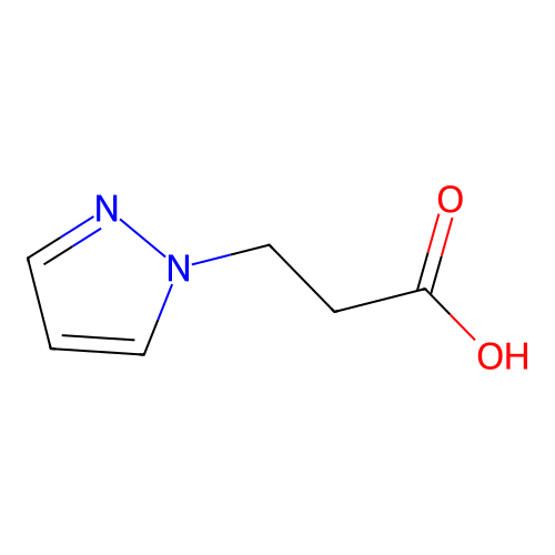3-(1H-pyrazol-1-yl)propanoic acid structure