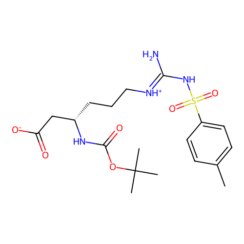 Nalpha-Boc-Nalpha-methyl-Nomega-4-toluenesulfonyl-L-arginine structure