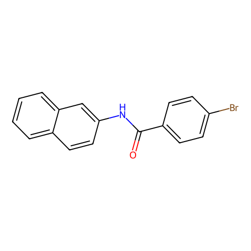 4-bromo-N-(naphthalen-2-yl)benzamide structure