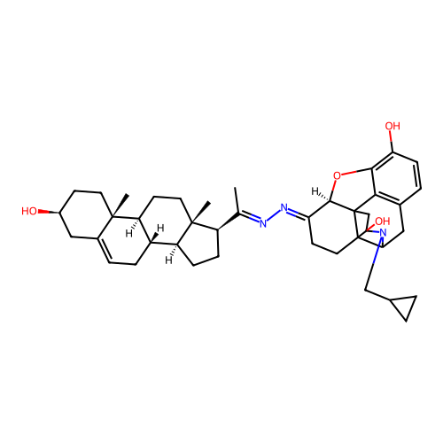 Pregnenolone-naltrexone azine structure