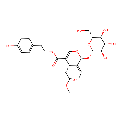 Isoligustroside structure