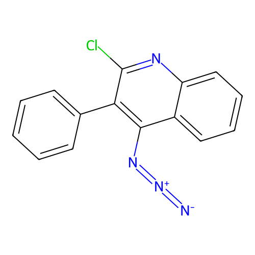 4-Azido-2-chloro-3-phenyl-quinoline structure