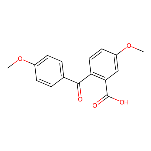 5-Methoxy-2-(4-methoxybenzoyl)benzoic acid structure