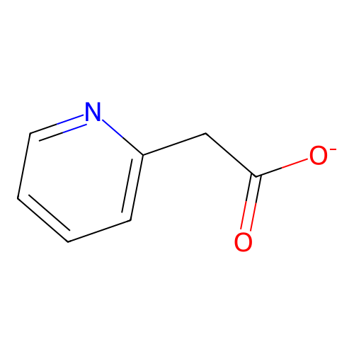 2-Pyridylacetate structure