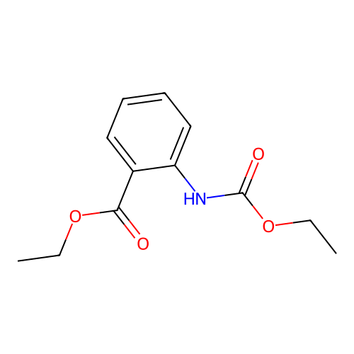 2-[(Ethoxycarbonyl)amino]benzoic acid ethyl ester structure