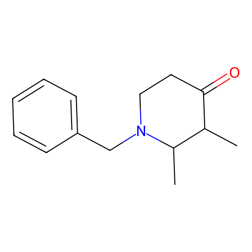 1-Benzyl-2,3-dimethylpiperidin-4-one structure