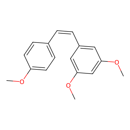 (Z)-3,5,4'-Trimethoxystilbene structure