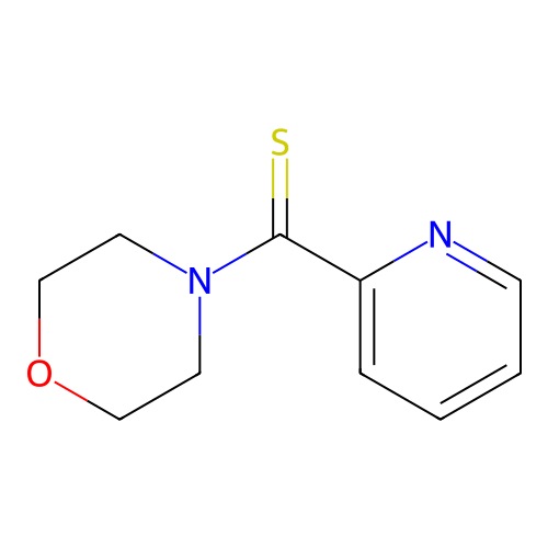 Morpholin-4-yl(pyridin-2-yl)methanethione structure