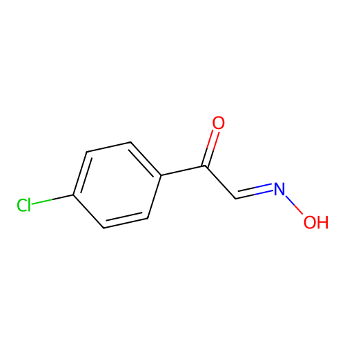 1-(4-Chlorophenyl)-2-hydroxyiminoethanone structure