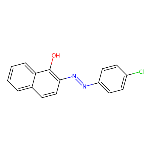 1-Naphthalenol, 2-[(4-chlorophenyl)azo]- structure