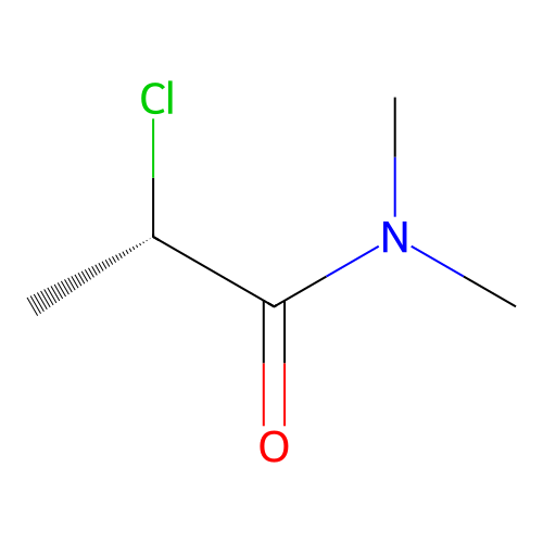 (2S)-2-chloro-N,N-dimethylpropanamide structure