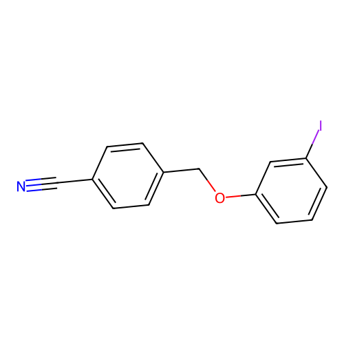 4-((3-Iodophenoxy)methyl)benzonitrile structure