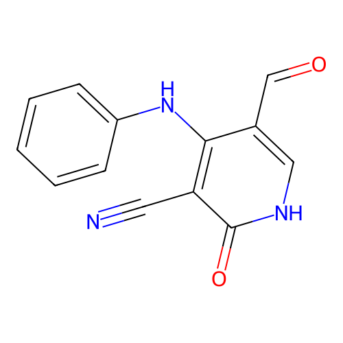 5-Formyl-2-hydroxy-4-(phenylamino)pyridine-3-carbonitrile structure
