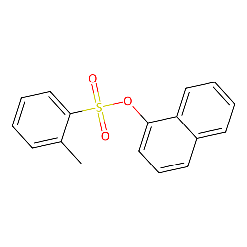 1-Naphthyl 2-methylbenzenesulfonate structure