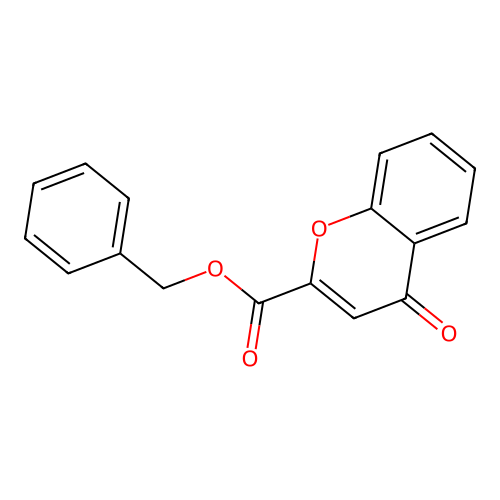 benzyl 4-oxo-4H-chromene-2-carboxylate structure