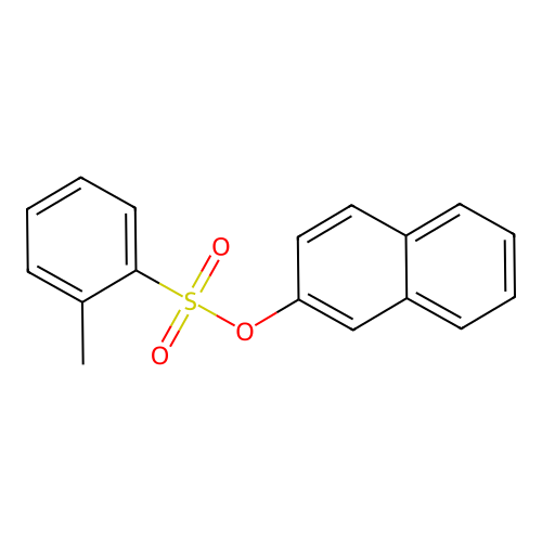 2-Naphthyl 2-methylbenzenesulfonate structure